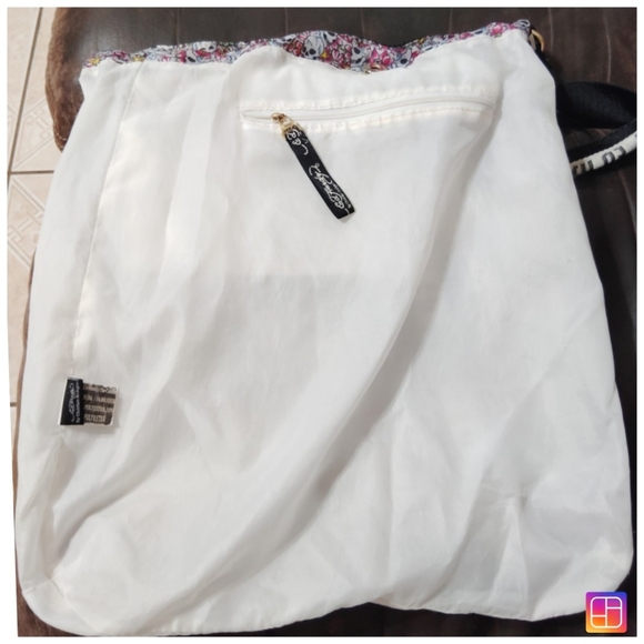 Y2K Ed Hardy Love Kills Slowly Multicolor Tote Bag 2000 - Picture 4 of 9